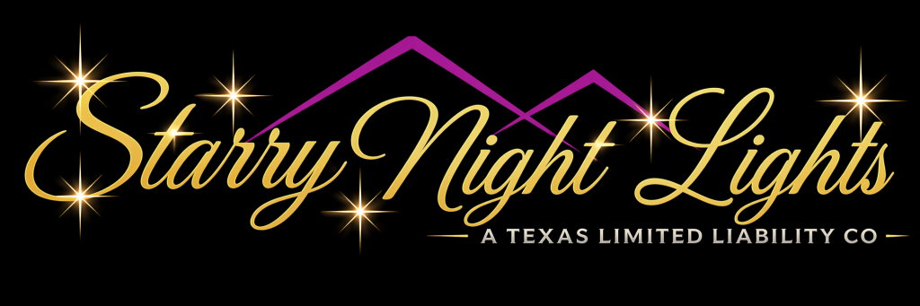 Starry Night Lights Logo Header