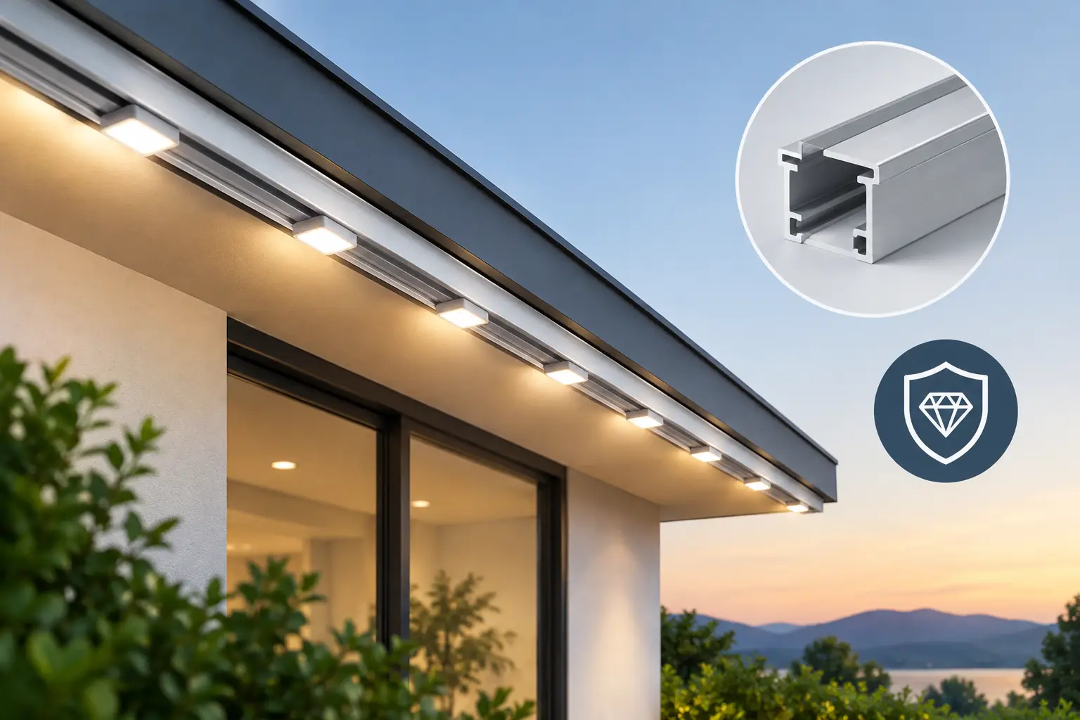 Aluminum Track Durability for Permanent Lighting
