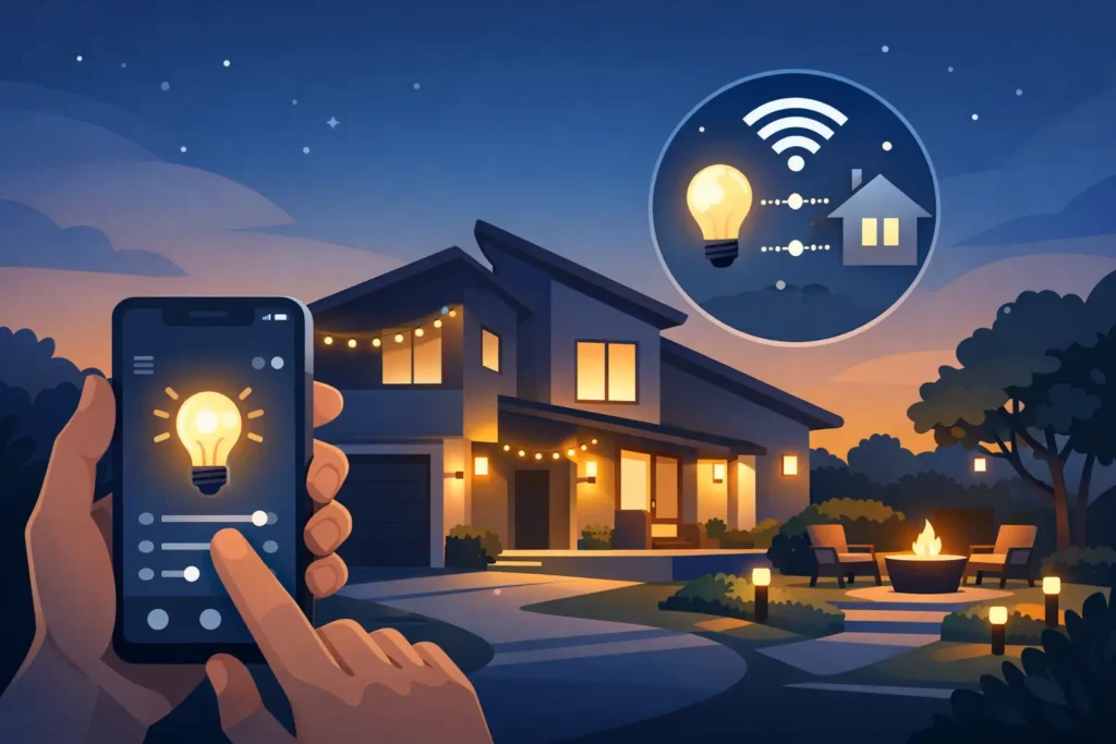 App Controlled Outdoor House Lights That Last