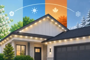 Do Roofline LEDs Stay Installed Year-Round?